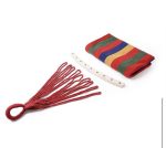 تخت آویز ننو کنفی چوبدار 2 نفره