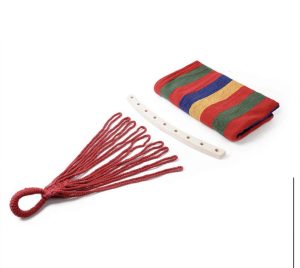 تخت آویز ننو کنفی چوبدار 2 نفره