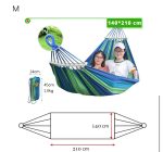 تخت آویز ننو کنفی چوبدار 2 نفره