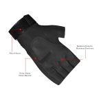 دستکش تاکتیکال نیم پنجه اوکلی 1130 - Image 6