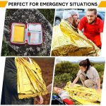 پتوی نجات دو طرفه طلائی نقره ای 11