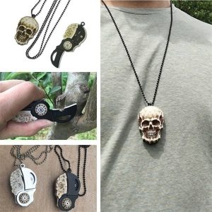 چاقو گردنی طرح اسکلت 111