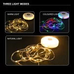 چراغ ریسه دار شارژی 10 متری - Image 3