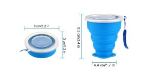  لیوان سیلیکونی تاشو 1200