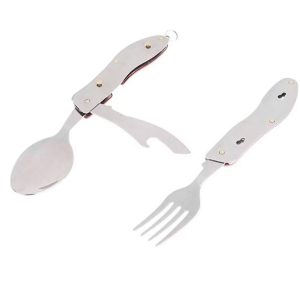 قاشق چنگال سفری استیل 304