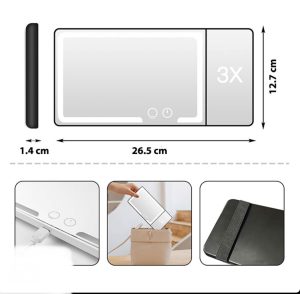 آینه آرایشی شارژی خودرو پرودو A2